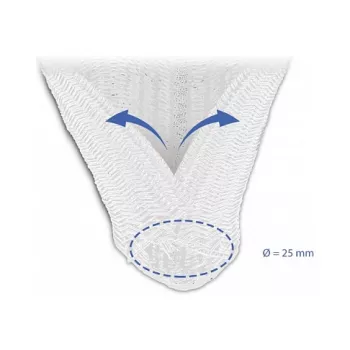 Braided Sleeve DeLOCK 20816 10 m x 25 mm white