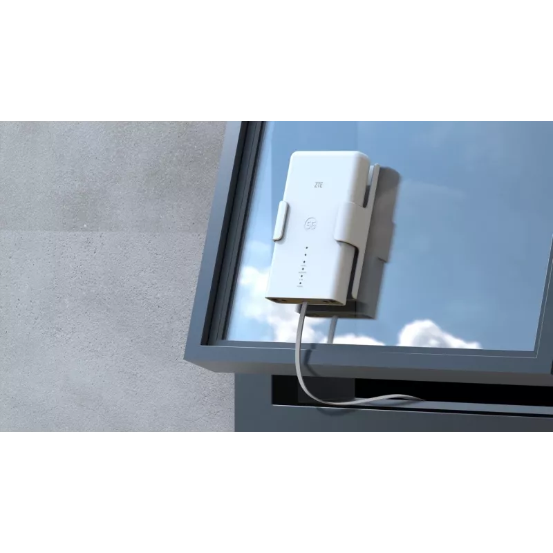 Wi‑Fi router kit ZTE MC889 with 5G LTE outdoor unit, Wi‑Fi 6, dual‑band 2.4/5 GHz, 160 MHz, 5x Gigabit ports, PoE, IP65 outdoor