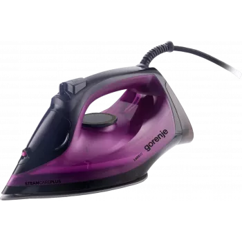 Gorenje SIK2400BKV Steam Iron, 2400W, Water tank capacity 450 ml, Continuous steam 40 g/min, Auto power off, Purple/Black