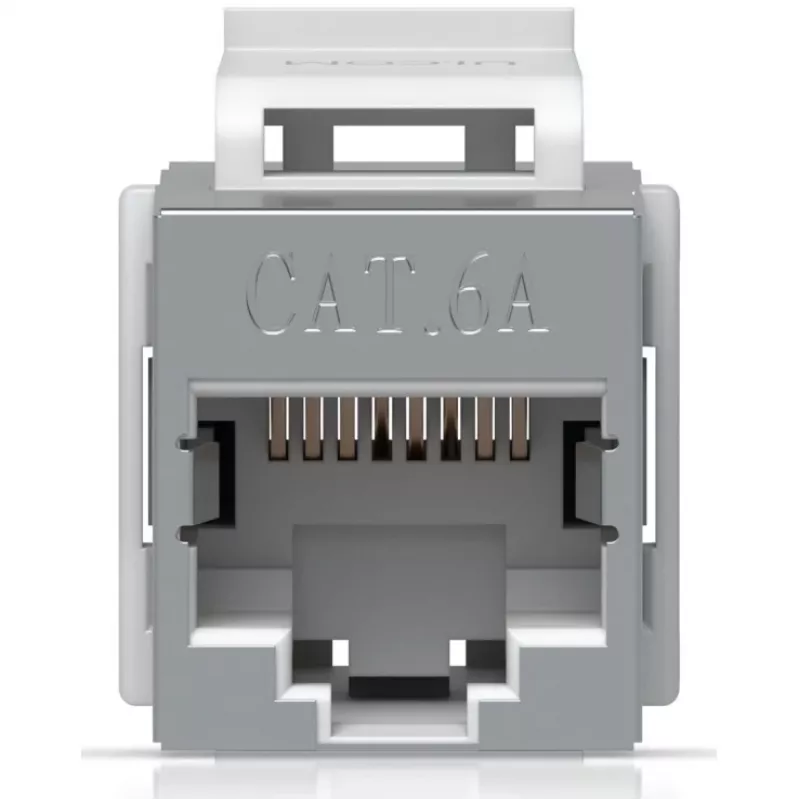 Keystone Coupler Ubiquiti UACC-Keystone-Coupler-C6A Flat Stainless Steel RJ-45