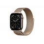 Apple Watch Series 11 GPS + Cellular 46mm Gold Titanium Case with Gold Milanese Loop - S/M (MFD74ZR/A)