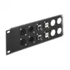 DeLOCK patch panel accessory 88055 Rack mounting 2U Black