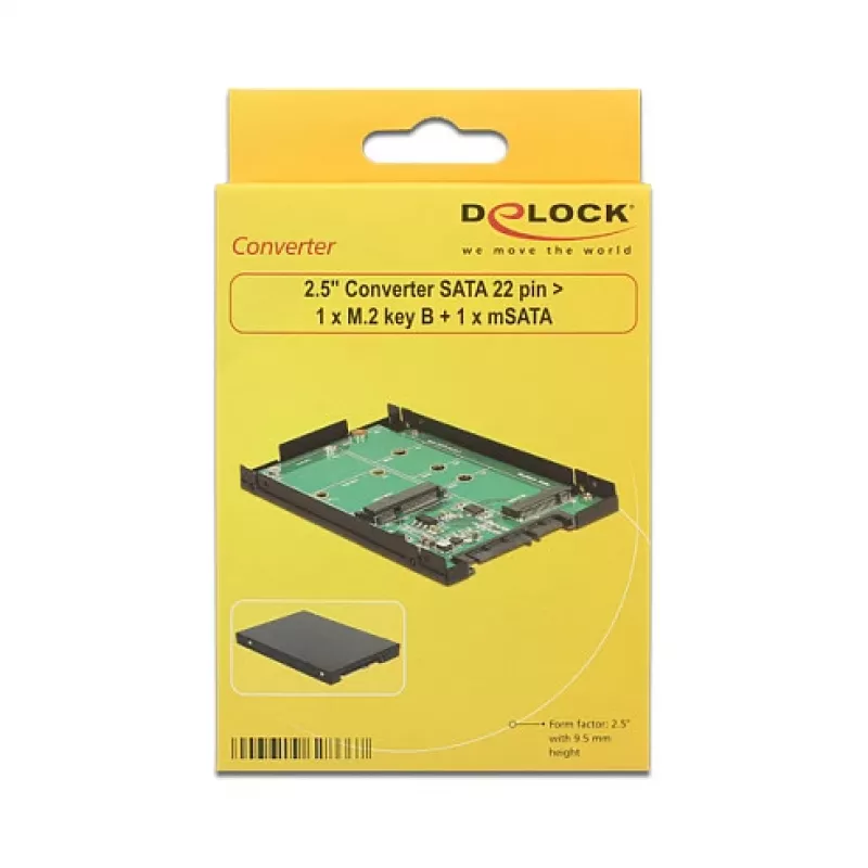 Interface Card DeLOCK 62866 Internal M.2 mSATA