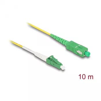 DeLOCK InfiniBand/fibre optic cable 10 m LC SC Yellow 83876