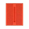 Breadboard DELOCK 18318 — plastic solderless prototype board, 36 × 46 × 10 mm, red