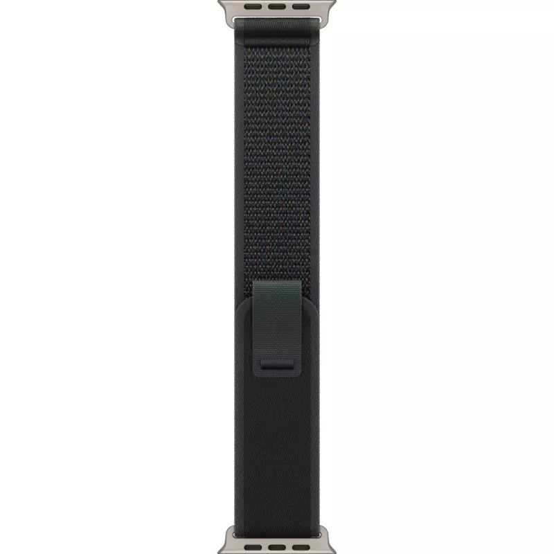 Band Apple 49mm Black Trail Loop M/L Natural Titanium Finish