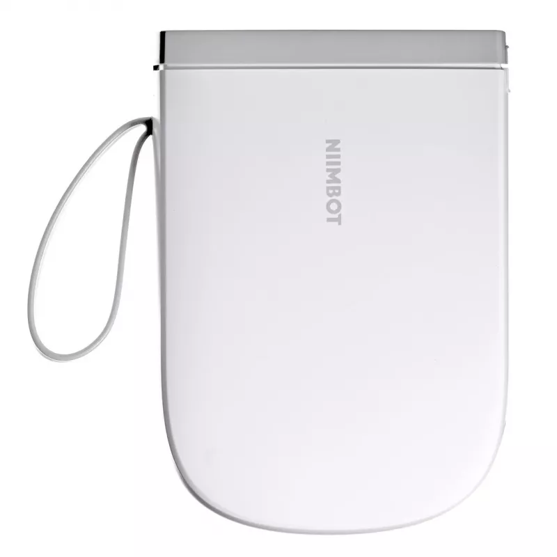 Portable label printer NIIMBOT D11H white with Bluetooth — compact handheld labeler