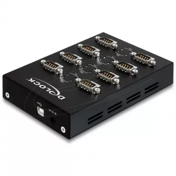 DeLock USB2.0 to 8 x Serial Adapter - Serial Adapter - USB2.0 - RS-232 - 8 Ports (61860)