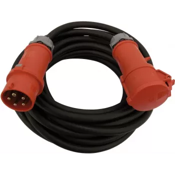 Power extension cable PSSO 32A 5x6 mm², 10 m, red