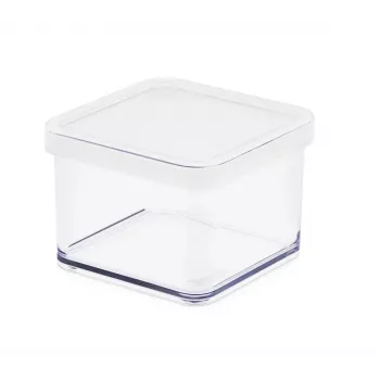 Feed container rotho Box Rotho 11603 rectangular 0.5 L, technopolymer, white, 100×100×72 mm