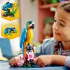 LEGO building set Exotic Parrot 31136 — Creator display model, 253 pieces, 220×120×110 mm