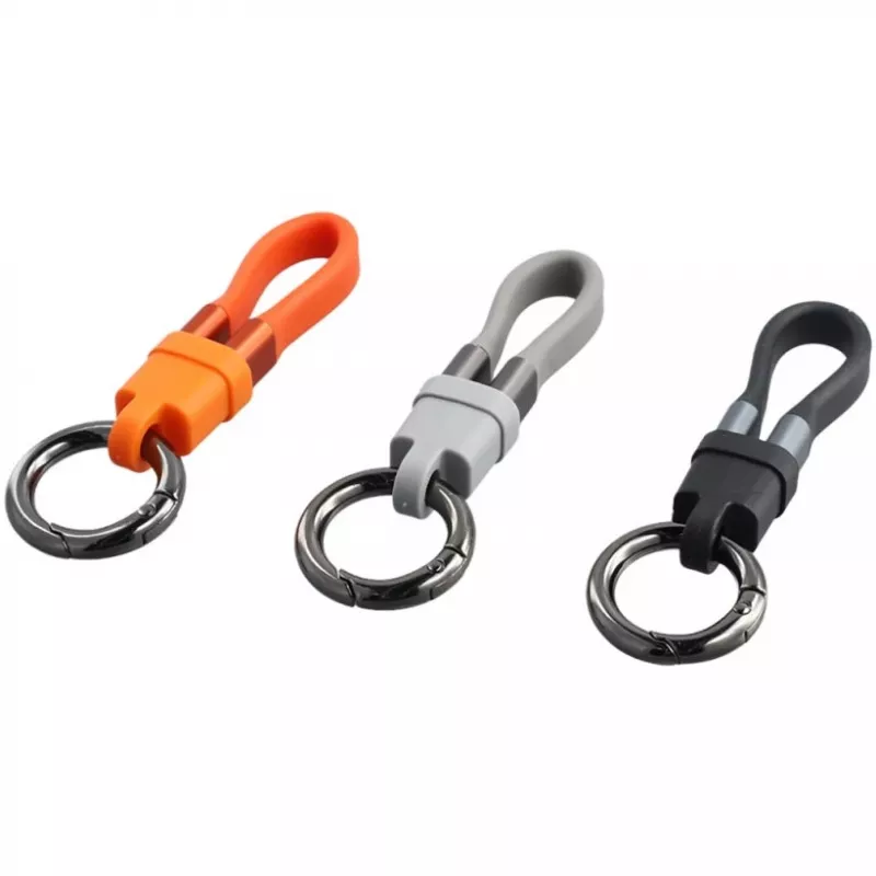 USB-C keyring cable set 4smarts 541385 — 7.5 cm, mixed colors, 30 pieces
