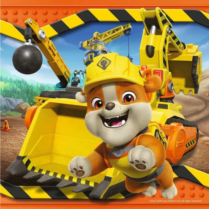 Children's puzzle set Ravensburger Rubble & Crew work vehicles — 3 puzzles × 49 pieces