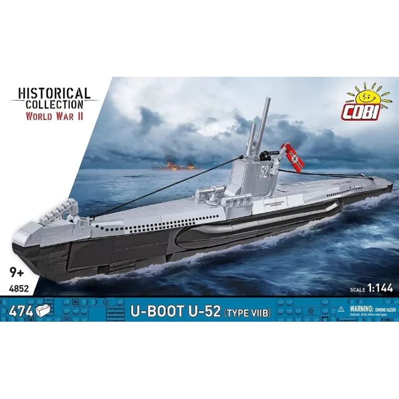 Construction Set Cobi U-Boot U-52 — 474 pieces model kit