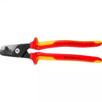 Cable cutters Knipex 95 18 225 VDE, insulated handles, length 225 mm