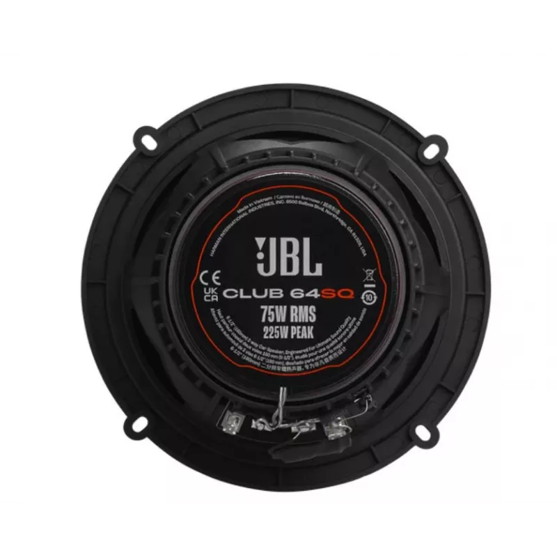 Car Speakers 6.5 Club 64SQ/COAXIAL Flat JBLSPKCB64SQ Jbl