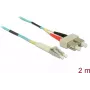 Optical Fibre Cable DeLOCK LC to SC Multi-mode OM3 2 m