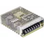 Power supply unit mean well RS-75-12, 72 W, 12 V, AC 88–264 V, passive cooling, metallic