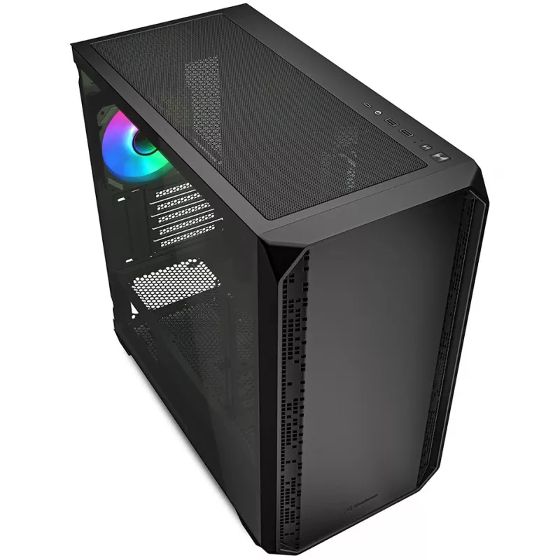 Sharkoon MK2 RGB Micro Tower Black