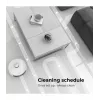 AENO Robot Vacuum Cleaner RC2S: wet & dry cleaning, smart control AENO App, powerful Japanese Nidec motor, turbo mode