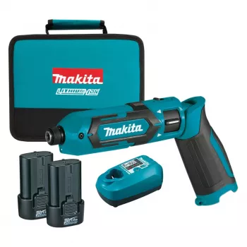 Impact Wrench Makita TD022DSE 1/4 inch 2450 RPM 25 N⋅m Black, Blue