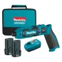 Impact Wrench Makita TD022DSE 1/4 inch 2450 RPM 25 N⋅m Black, Blue