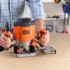 Router/Trimmer Black & Decker KW1200EKA-QS — compact router with adjustable depth settings, ergonomic design