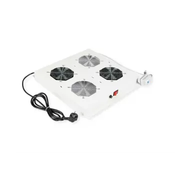 ROLINE 19 inch Induction Fan Unit 26.21.0076, gray, 2 fans