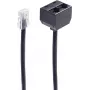 telephone cable ShiverPeaks BS71233-8 0.1 m Black
