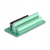 DeLOCK D-Sub 37 pin female to Terminal Block for DIN rail Width 51 mm Depth 116 mm Height 30 mm