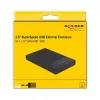 HDD/SSD enclosure DeLOCK 42011 Black 2.5 inch SATA III 5 Gbit/s