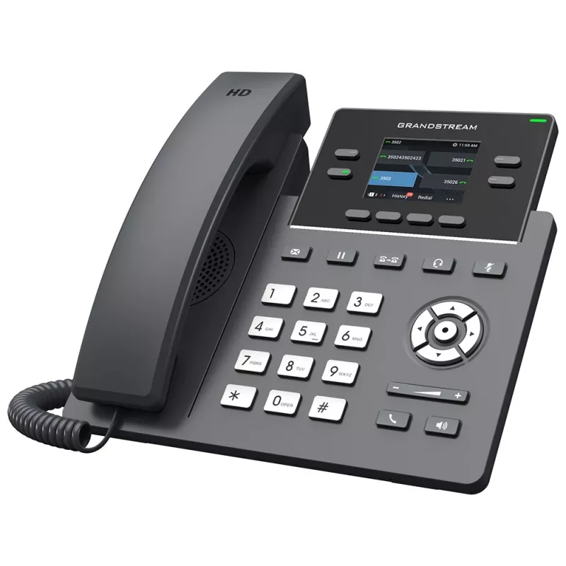 IP Phone Grandstream Networks GRP2612G Black 4 lines LCD