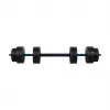 REBEL ACTIVE Adjustable bituminous dumbbell with connector 1x20kg
