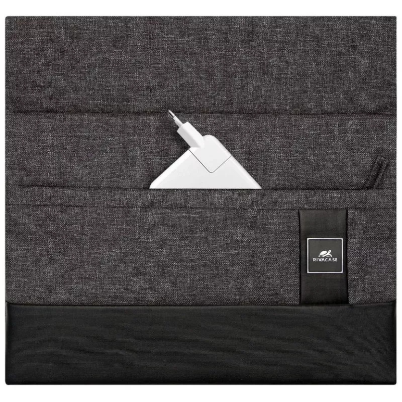 Sleeve case Rivacase 8802 laptop case 33.8 cm (13.3 inch) Black Grey