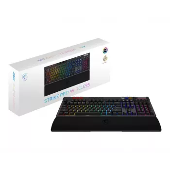 Mechanical Gaming Keyboard MSI Strike Pro W Silent US layout RGB backlight, wired, tactile silent switches