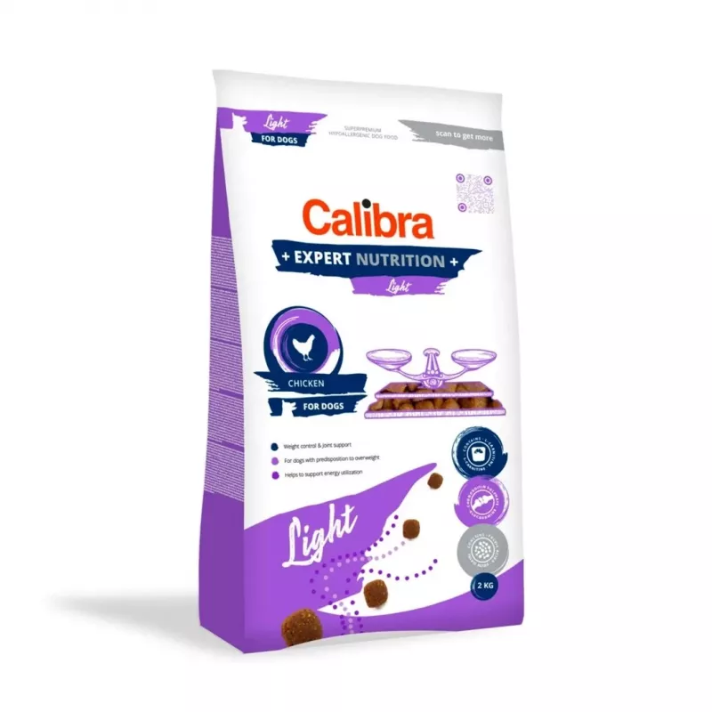 Calibra Dog Expert Nutrition Light dry dog food, 2 kg