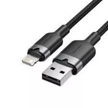 Cable USB2.0 to LIGHTNING/1M Black Lanbf Vention