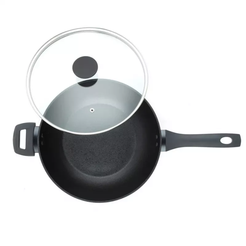 Wok Salter BW09329AR 28 cm Megastone Noir non-stick