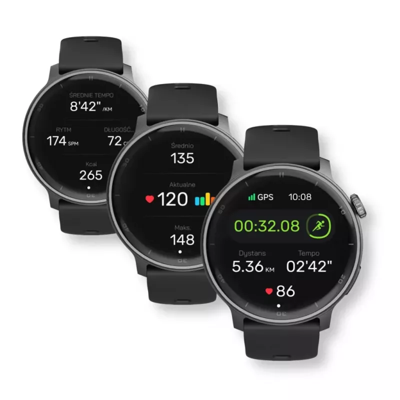 Smartwatch Stelio STSWA101BK Activ GPS 46mm Black