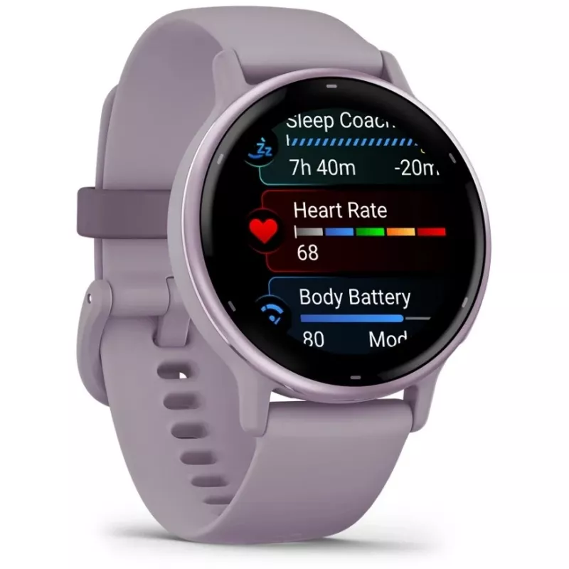Garmin Vivoactive 5 3.05 cm (1.2) AMOLED Digital 390 x 390 pixels Touchscreen Violet Wi-Fi GPS (satellite)