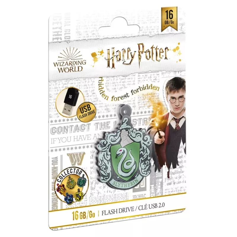 USB flash drive Emtec Harry Potter Collector Slytherin 16 GB USB Type-A 2.0 Black