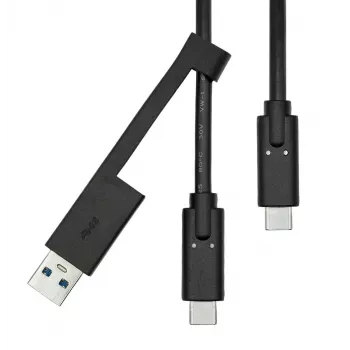 USB-A to USB-C cable ProXtend USBCWA-001 1 m, black, 0.06 kg