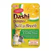 Wet cat treat INABA Dashi Delights — Chicken with Tuna & Scallop, 40 g pouch, 93% moisture, 5.5% protein