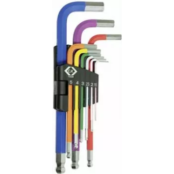Hex Key Set c.k tools T4449 — Metric 1.5mm, 2mm, 2.5mm, 3mm, 4mm