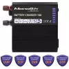 Qoltec Smart Monolith Battery Charger for LiFePO4 AGM GEL SLA batteries | 10A | 12V