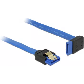 SATA cable DeLOCK 84996 0.3 m SATA 7-pin Black Blue