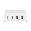 Indoor Charger Belkin WCH010VFWH 2m Cable 2 USB Type-C Ports White