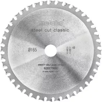 Circular saw blade Metabo 628273000 16.5 cm