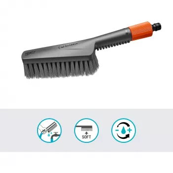 Garden water spray gun nozzle GARDENA 18860-20 Grey Orange Adjustable spray patterns