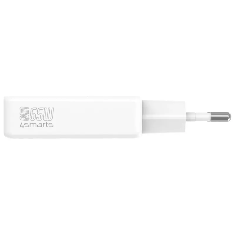 Charger PDPlug Dual 65W GaN 2xUSB-C white